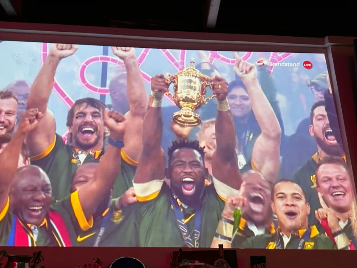 South Africa won the Rugby World Cup!