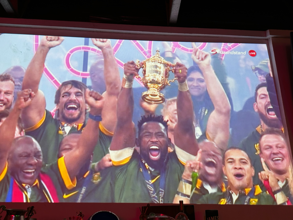 South Africa won the Rugby World Cup!