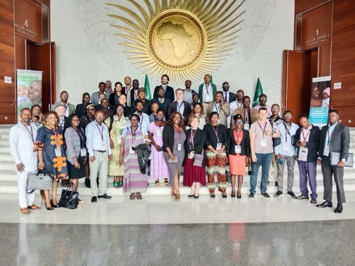 Group photo of the CARP Workshop 2 participants at the African Union headquarters