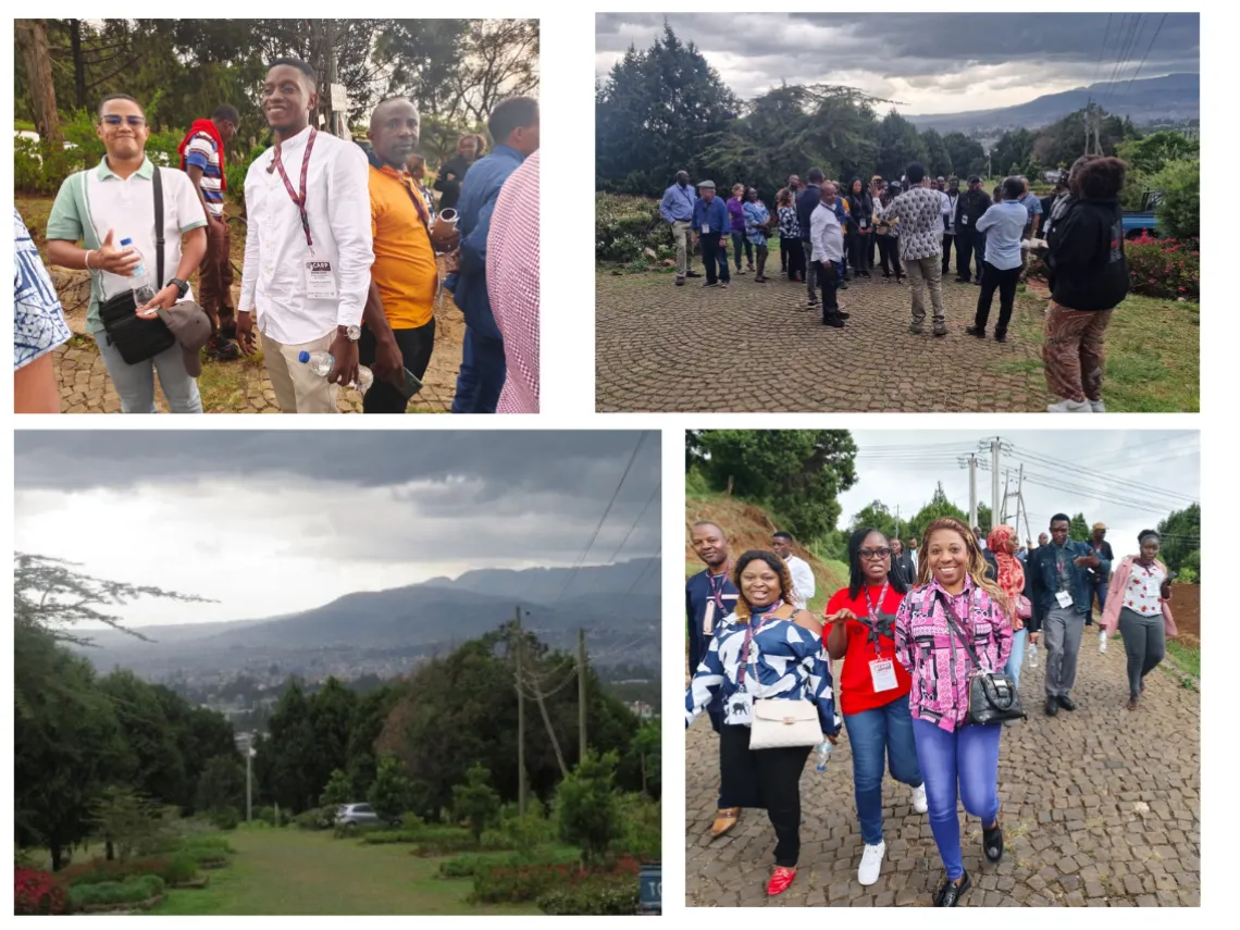 Workshop participants visited Gulele Botanical Garden to learn about Nature-based solutions to Disaster Risk Reduction